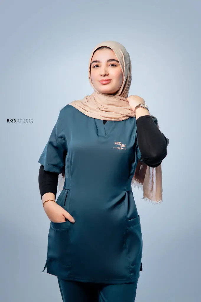 Turquoise Scrub For Women (S)